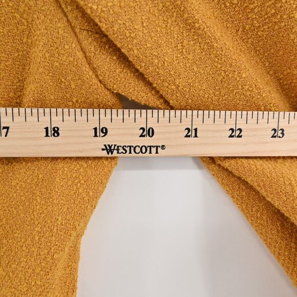 JONES NY Womens Tweed Wool Jacket Size 4 Petite Gold Yellow Belted Button Retro - Picture 3 of 13